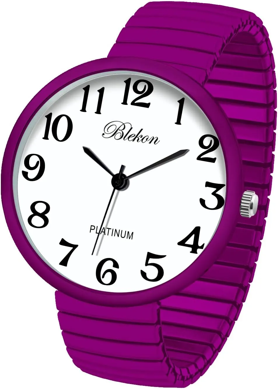 Fashion Watch Blekon Collections New Super Large Face triple stock permeable reliable Stretch Band Japanese Movement PC21J 