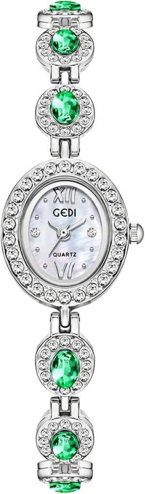 Fashion Waterproof Quartz Watch for Women Stylish Dress Wristwatch Ladies Gift Gosasa Luxury shirk afterlife atmosphere Diamond Bracelet Women's Watch Oval Dial 