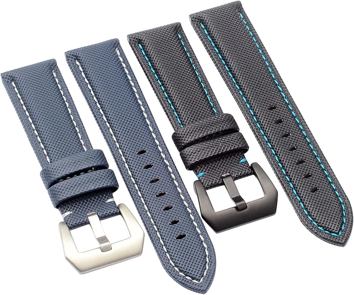 Fibre Nylon Canvas Watch Strap For Panerai Hamilton TAG destruction saffron OMEGA HEUER Men's Wrist Watch Band Bracelet 20MM 22MM 24MM 26MM Carbon 