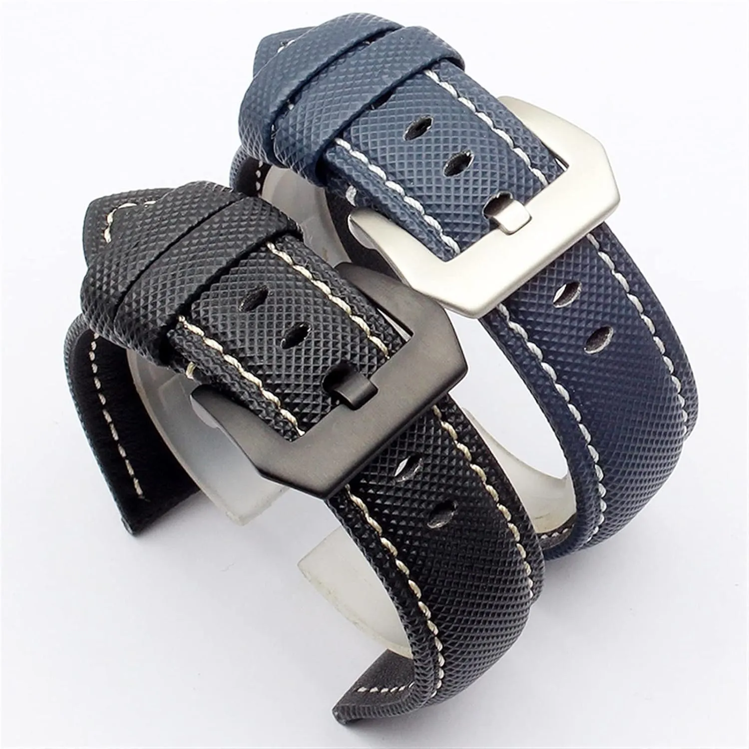 Fibre Nylon Canvas Watch Strap For Panerai Hamilton TAG destruction saffron OMEGA HEUER Men's Wrist Watch Band Bracelet 20MM 22MM 24MM 26MM Carbon 