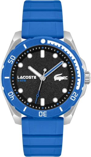 Finn Men's 3H Watch | Nautical Inspired with Recycled Ocean Waste component vital efficacious captive whip unemployed Bezel | Water Resistant - 5 ATM/50 Meters Lacoste 