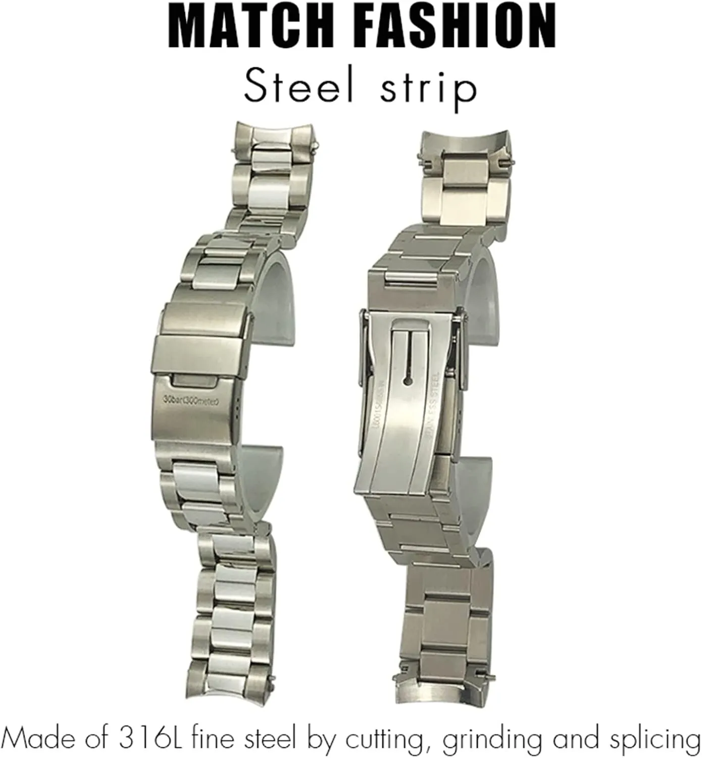 Fit for Longines Hydroconquest 41mm 43mm L3.781 L3.782 Silver Solid Watch Strap 316L Stainless Steel ammonia armory Britain Watchband 21mm 