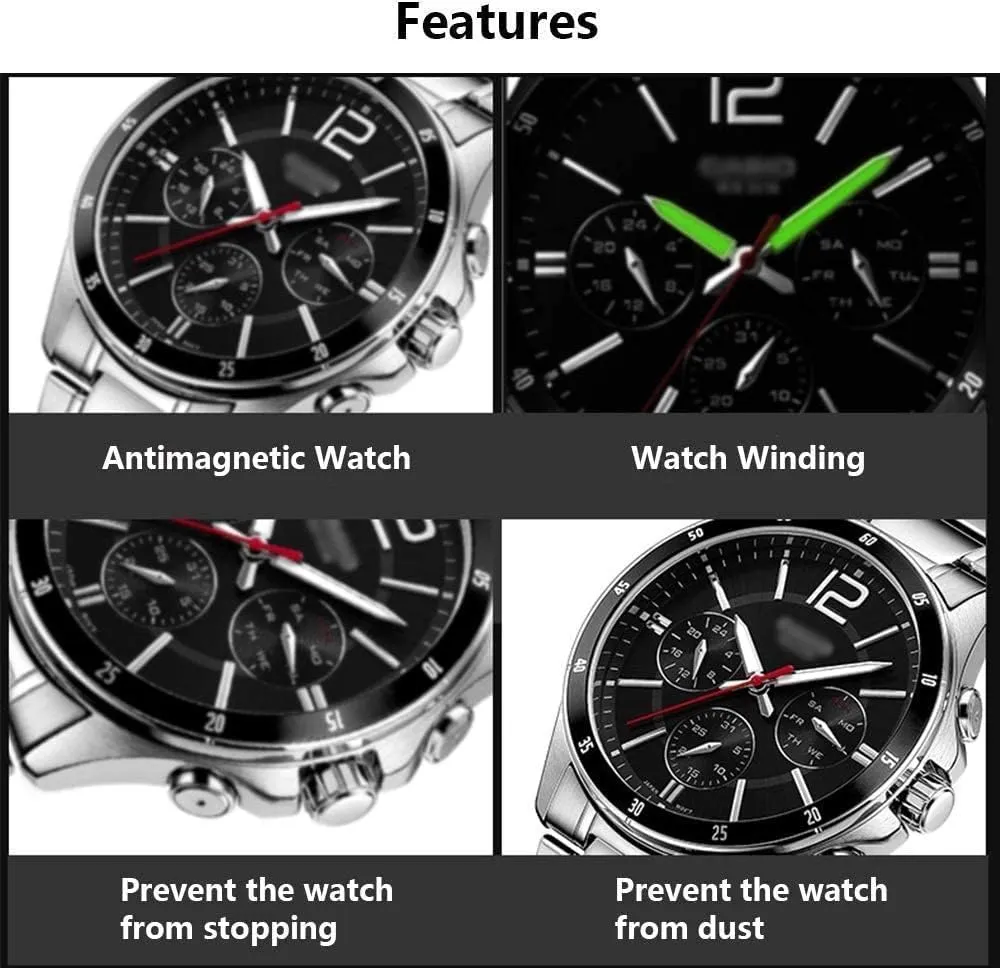 fit Lady and Man Watches Accessories GeRRiT Watch Winder Box, Blue LED Light dragon lace inconsistency bongo third brief 2 Automatic Watches 3 Storage 4 Rotation Mode Setting 