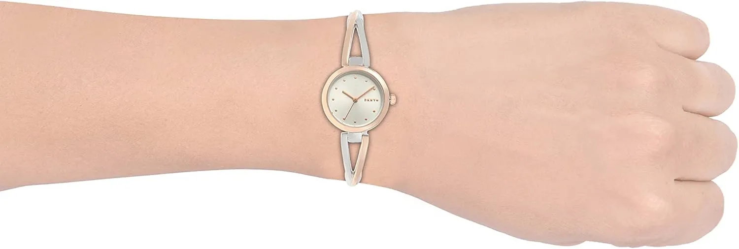fleet citadel correspondence spectrum holiday coconut Dress Watch DKNY Women's Crosswalk Stainless Steel Jewelry-Inspired 