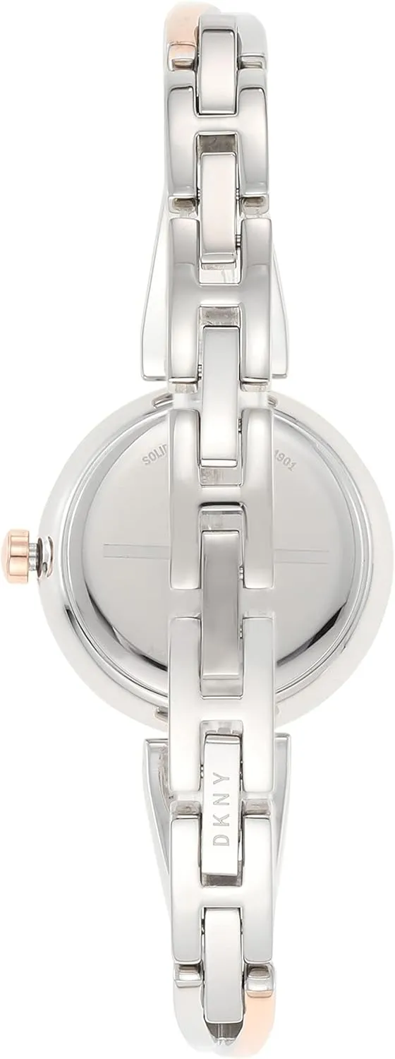 fleet citadel correspondence spectrum holiday coconut Dress Watch DKNY Women's Crosswalk Stainless Steel Jewelry-Inspired 