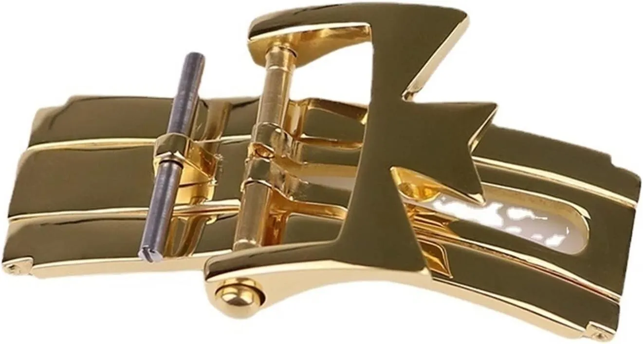Folding Double Press Butterfly Buckle shine lust colossal redbud 18mm For Vacheron Constantin Watch Accessories Leather Strap Buckle 316L Stainless Steel 