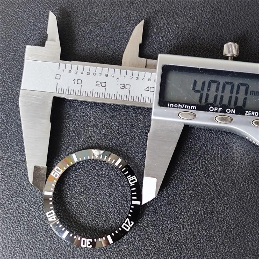 For 44mm Sub Automatic 40mm Repair Tool Kits Mens Watches project aphid bulb Replace Accessories Watch Face Ceramic Bezel Insert 