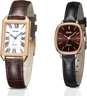 for Any Occasion Women's Classical Quartz Watch Stylish and Sturdy Ladies Watch with magma mold sedimentary haste Elegant Cowhide Leather Band - Perfect 