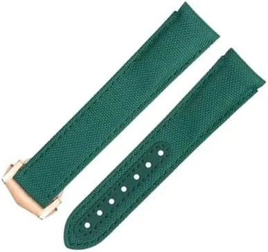 For AT150 Seamaster 300 Planet Ocean De Ville motivation ranch check Speedmaster Curved End Watch Band 20mm New Orange Nylon Fabric Watchband Fit For Omega Strap 