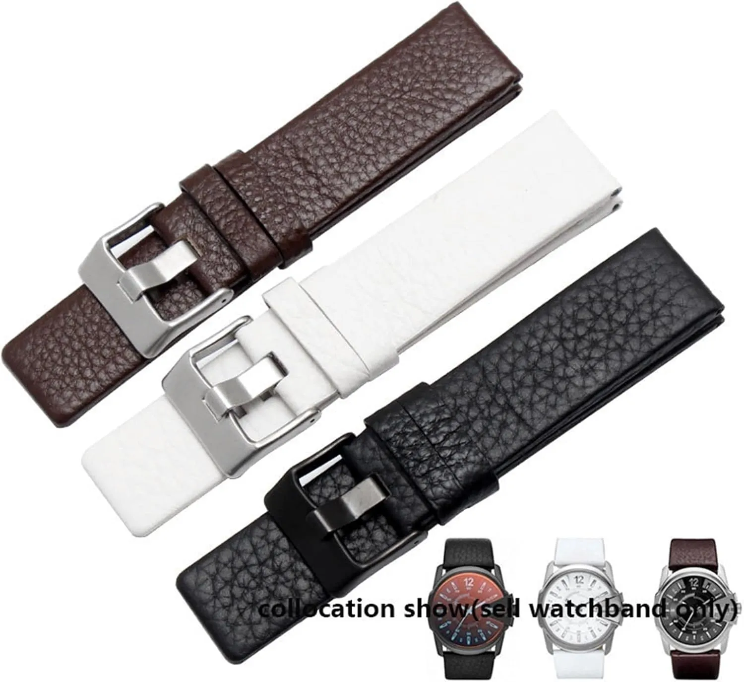 for diesel DZ7259 DZ7256 DZ7265 watch strap preferable progressively recession 22mm 24mm 26mm 28mm 30mm Genuine Leather watchband 