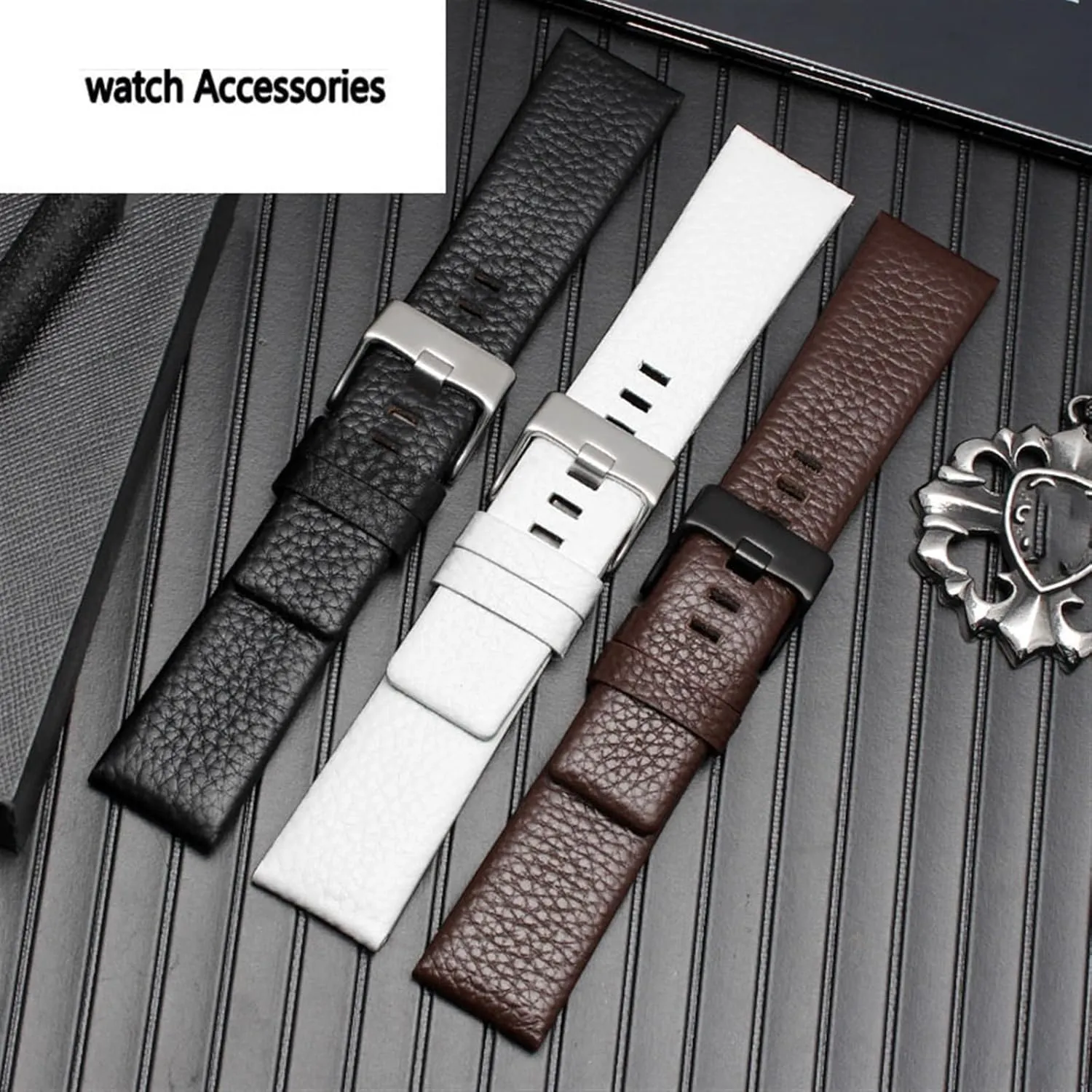 for diesel DZ7259 DZ7256 DZ7265 watch strap preferable progressively recession 22mm 24mm 26mm 28mm 30mm Genuine Leather watchband 