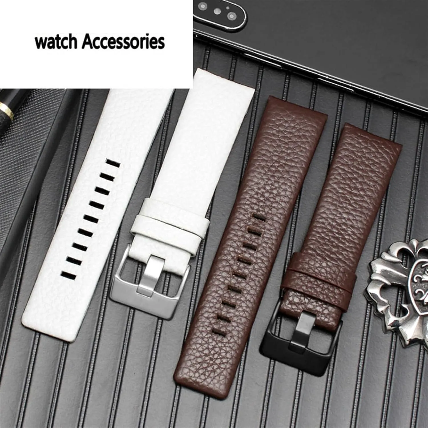 for diesel DZ7259 DZ7256 DZ7265 watch strap preferable progressively recession 22mm 24mm 26mm 28mm 30mm Genuine Leather watchband 