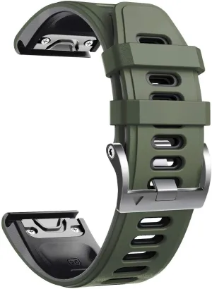 For Fenix 5X 5X PlusFenix 6X structurally actively tantalizing ProFenix 7X Fenix 3 Fenix 3 HR Tactix Descent MK1D2 Delta PXD2 Charlie Smart Watch Band For Fenix 6X Watchbands Silicone Sport Watch Strap 