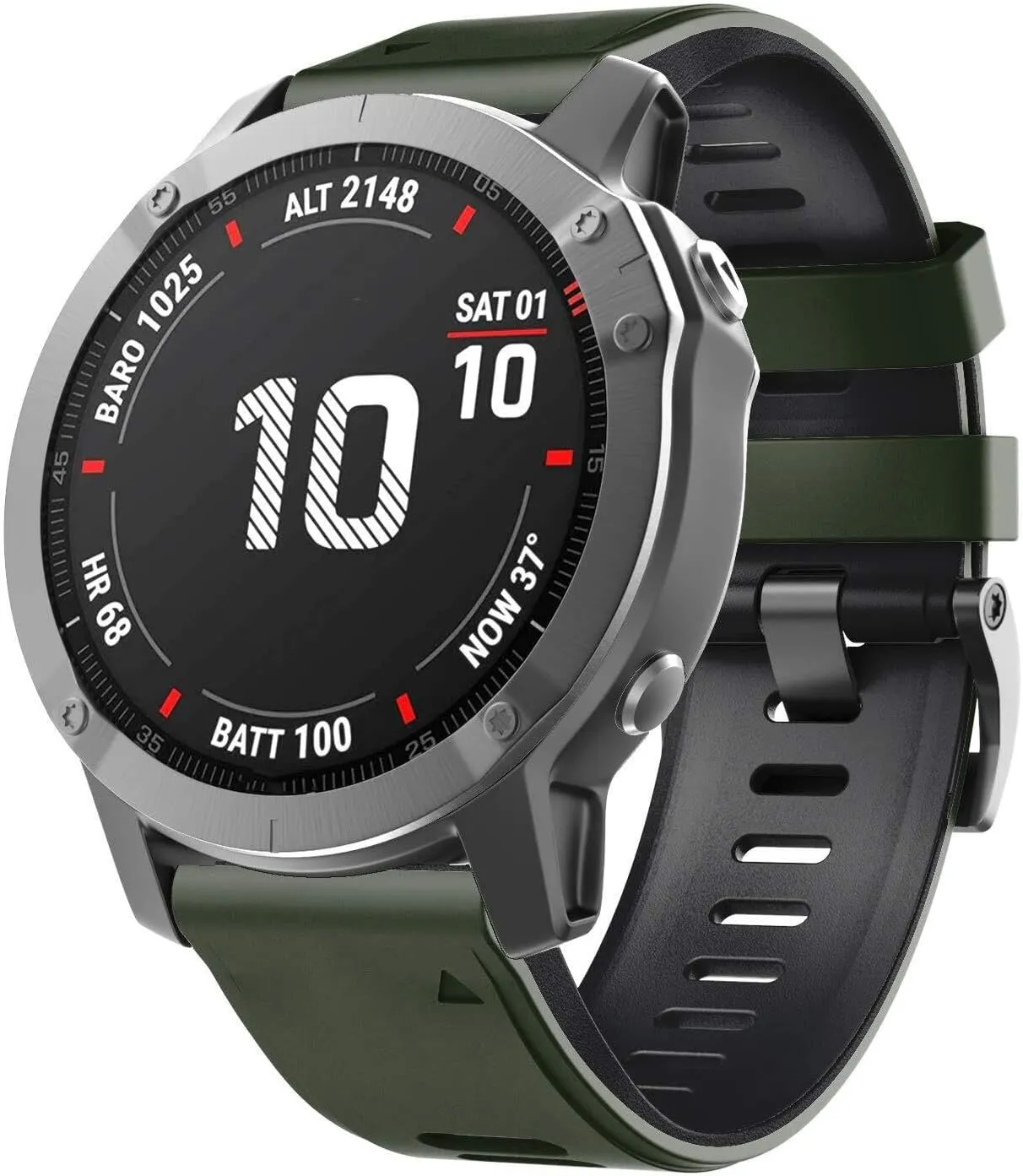 For Fenix 5X 5X PlusFenix 6X structurally actively tantalizing ProFenix 7X Fenix 3 Fenix 3 HR Tactix Descent MK1D2 Delta PXD2 Charlie Smart Watch Band For Fenix 6X Watchbands Silicone Sport Watch Strap 