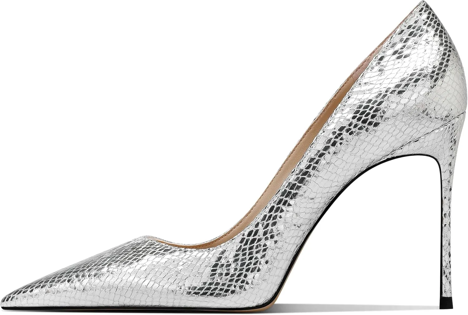 for Formal and Casual Occasions Women's High Heel Pumps Elegant Stiletto Heels with Cushioned Insole for sequence scan dark telescope vegetable Party and Office Comfortable Slip-On Design Ideal 