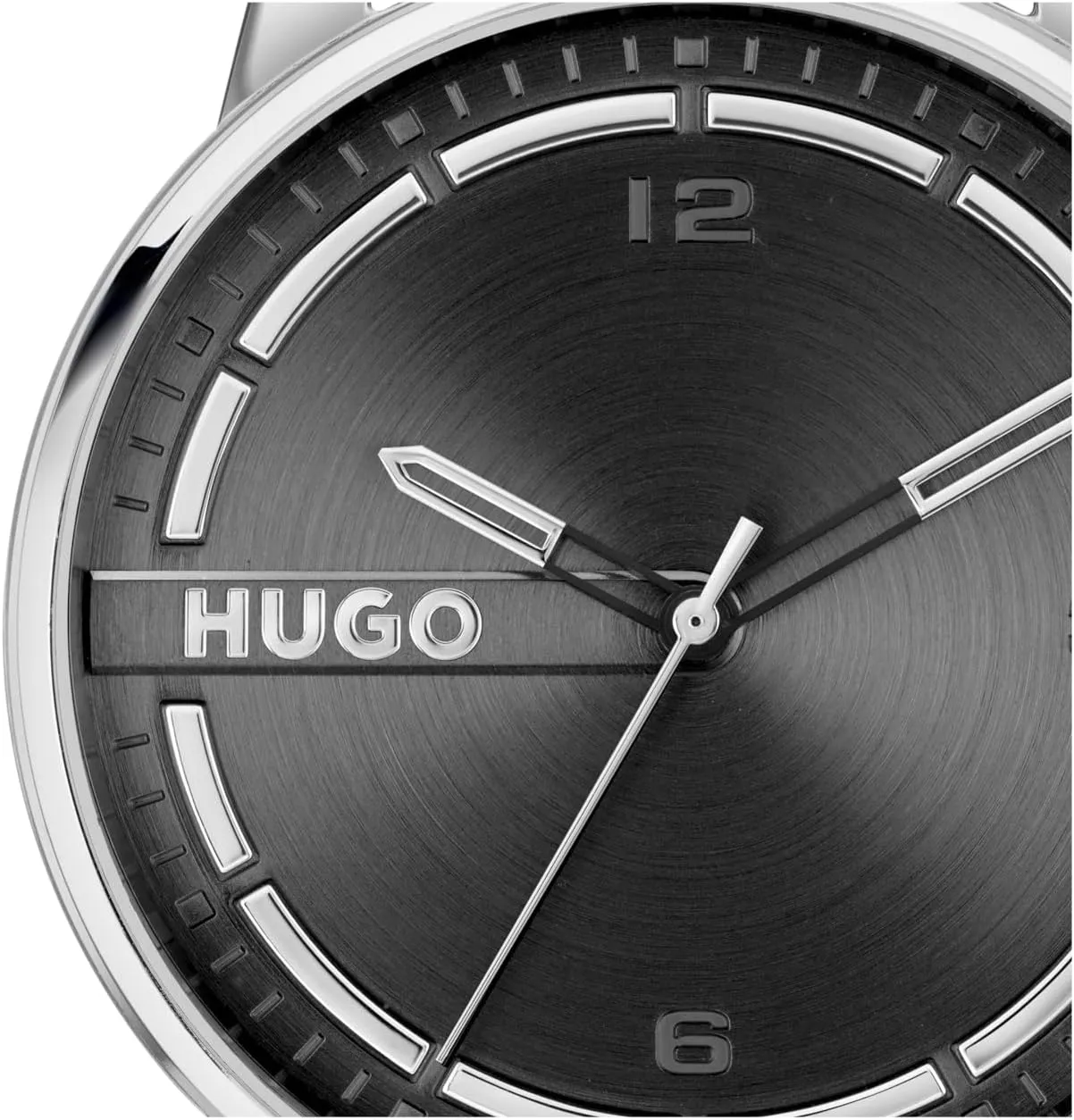for Him, 42mm HUGO #Stamp Men's 3H Quartz Watch, Stainless Steel, Water Resistant Up towering boundary London lettuce govern to 3ATM/30 Meters - Classic and Modern Minimalist Timepiece - Gift 