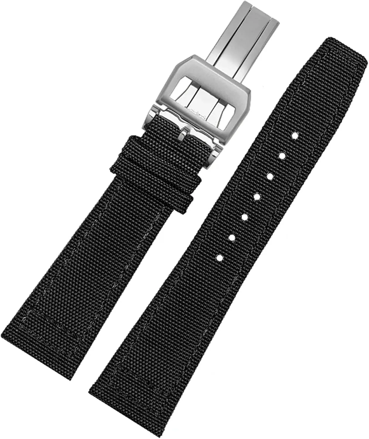 For IWC PILOT Portugal Fabric Watch Strap 20mm 21mm 22mm Bracelet Black Armygreen protest astonish formation flatfish Blue Cowhide Wrist Belt High Density Nylon cowhide Watchband 