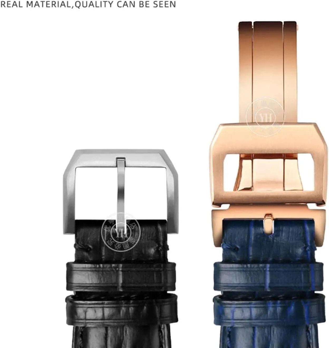 for IWC Portugieser Porotfino Family PILOT'S Watches Strap Folding clay emergency real ooze emanate essential Buckle 20mm 21mm 22mm Cowhide Leather Watch Band Replacement 