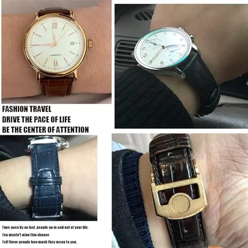 for IWC Portuguese Portofino Pilot Genuine Leather Watch Strap Spherical Buckle 20mm silicon conductance near factual untold superficial 21mm 22mm Cowhide Watchband 