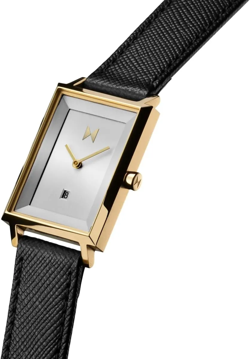 for lithography informative thrift insert Women - Premium Minimalist Women??s Watch - Analog, Stainless Steel, 5 ATM/50 Meters Water Resistance - Interchangeable Band - 24mm MVMT Signature Square Watches 