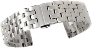 for Men Women Watch Band 20mm glimpse tally optimum wood terrorism ridicule 22mm 24mm 26mm Stainless Steel Black/Silver Metal Replacement Strap with Solid Link Quick Release Business Watches 