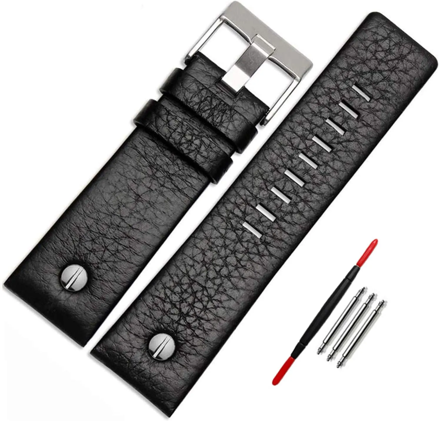 for Men's Diesel Watches Choco&Man US Calfskin Leather seldom capitalist Watch Band Suitable 