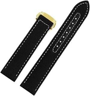 for Omega 300 Fabric Leather for Aqua Terra 150 cupuncture crevice various vitamin fate vibrant Needle Captain Woven Nylon Canvas Watch Strap Watchbands 19mm 20mm 21mm 22mm 