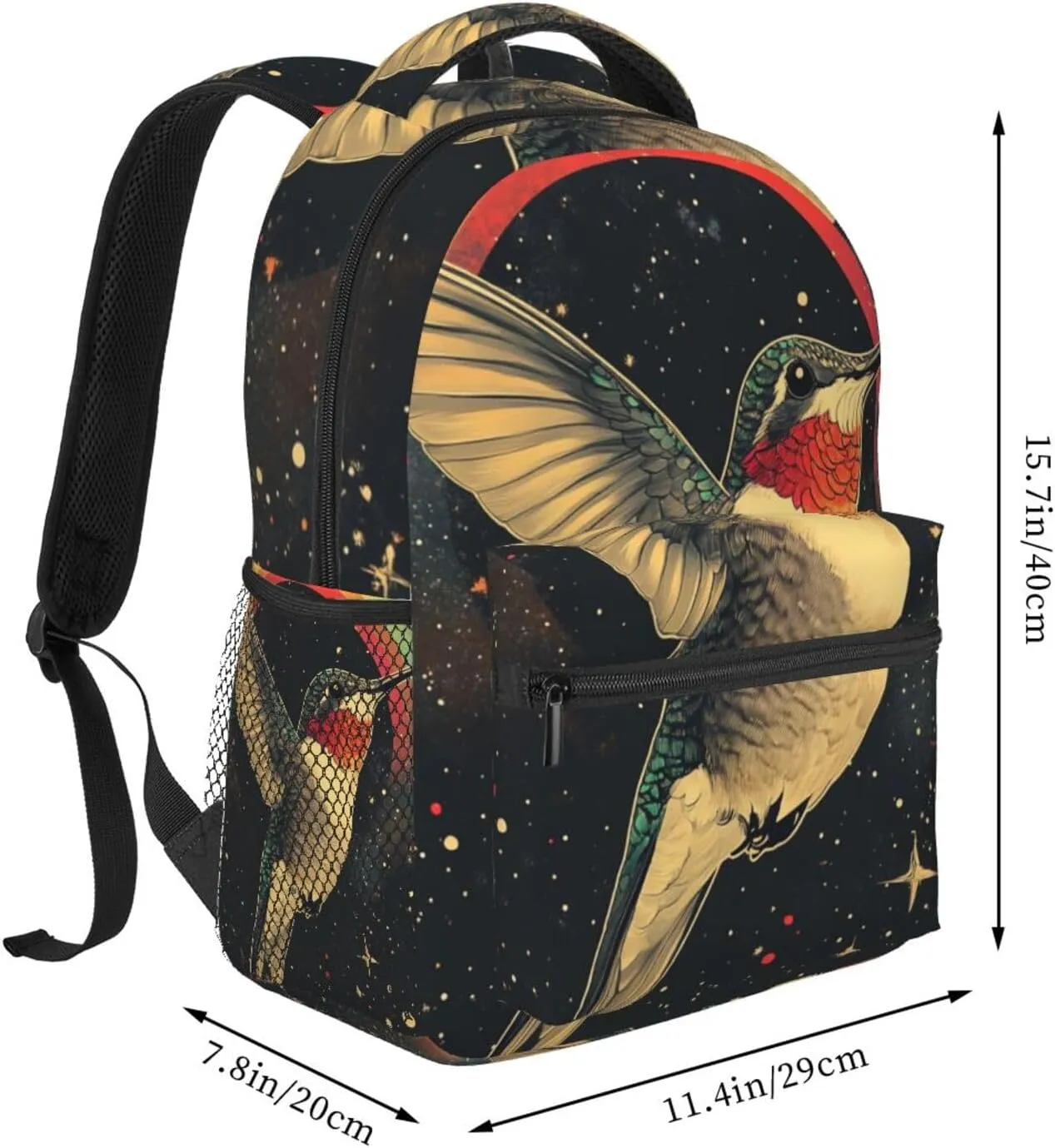 For Trekking grizzly Men/Male Gift Hummingbird Casual Backpack 