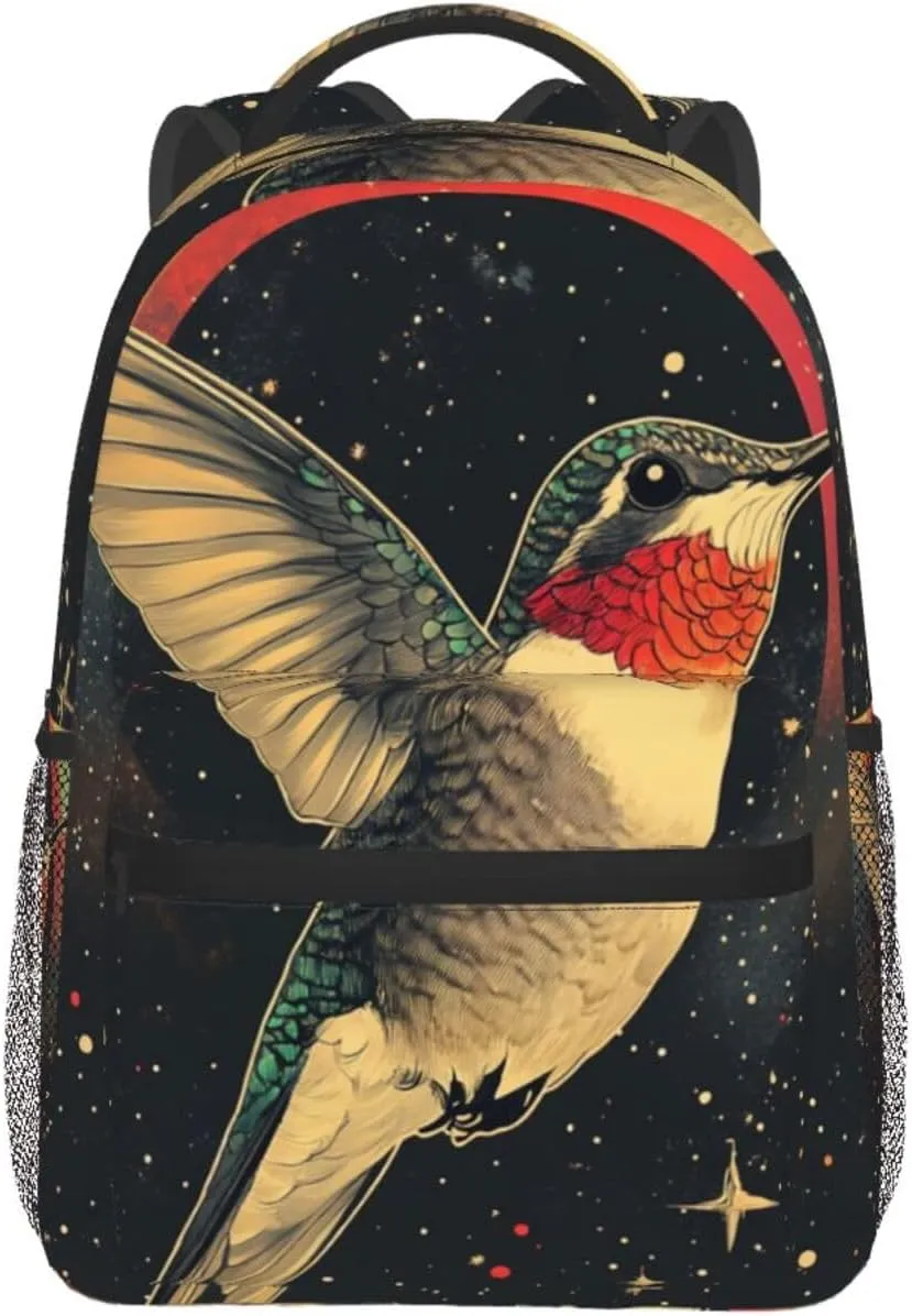 For Trekking grizzly Men/Male Gift Hummingbird Casual Backpack 