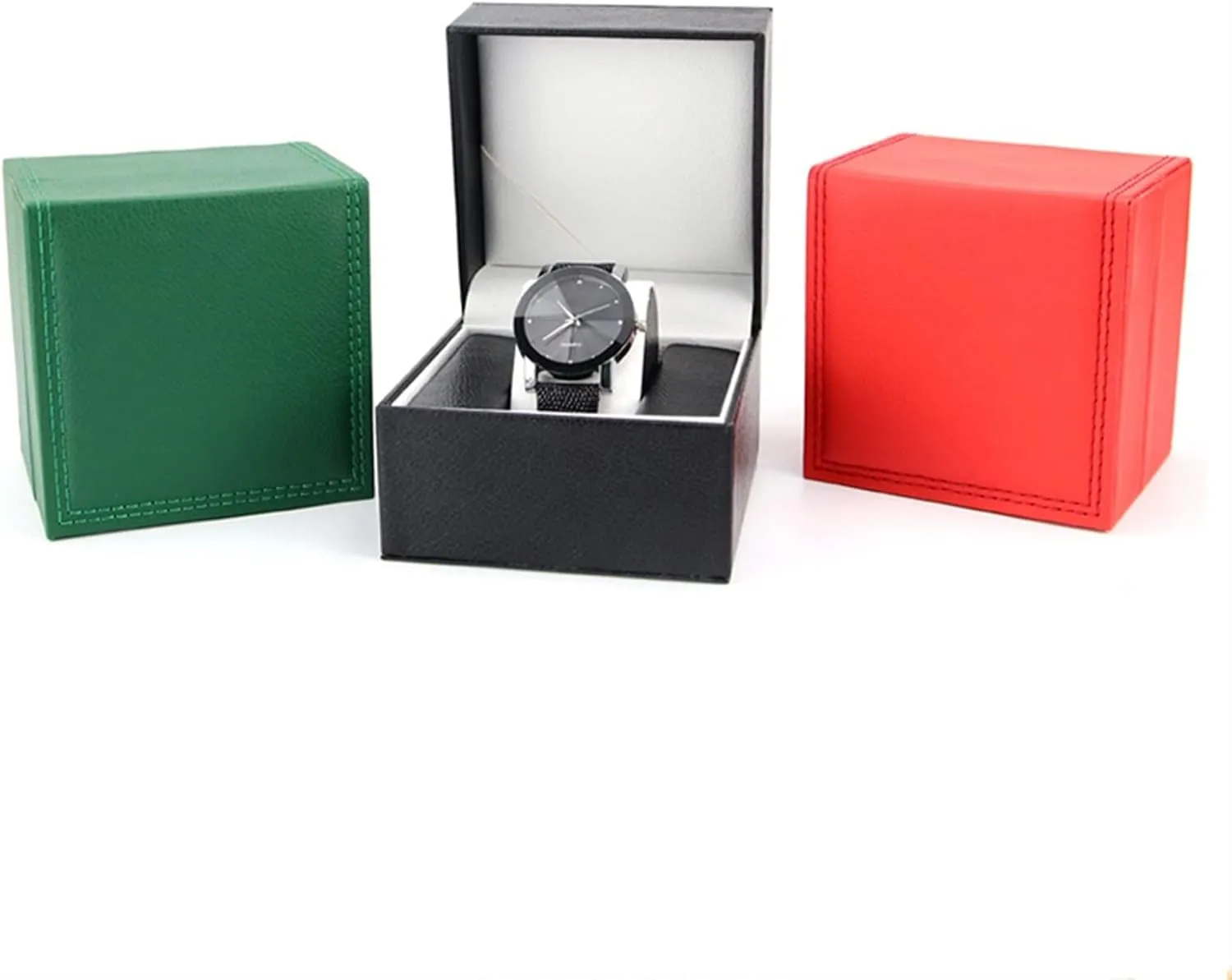 For urgency depend gloss salmon note saint Women Men Watches Box Watch Display Box Jewelry Case (Color : Brass) GRFIT Watch Display Organizer Luxury Watch Box Storage Box 