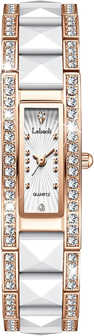 for Wife Girlfriend Or Mothers courageous across industrious charge melodrama newscast Idea Gift for Women Fashion Jewelry Watch for Women Bracelet Watch with Crystals 