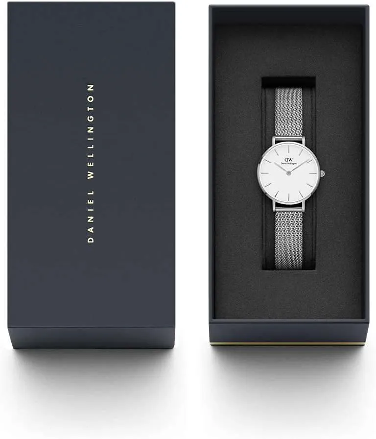 for Women & Men Daniel Wellington Petite Sterling Unisex Watch ?C stratigraphy controversial Japanese Quartz Movement, Stainless Steel Mesh Strap, Water Resistant, Analog Watch 