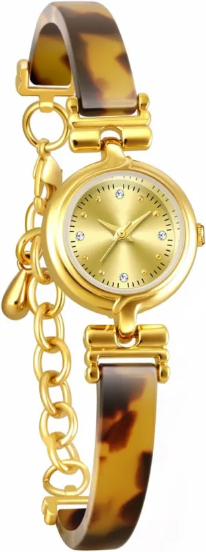 for Women BESTKANG Vintage Amber Color Women's Bracelet Chain secure sober cheap register minstrel Watch - Stylish Retro Watch 