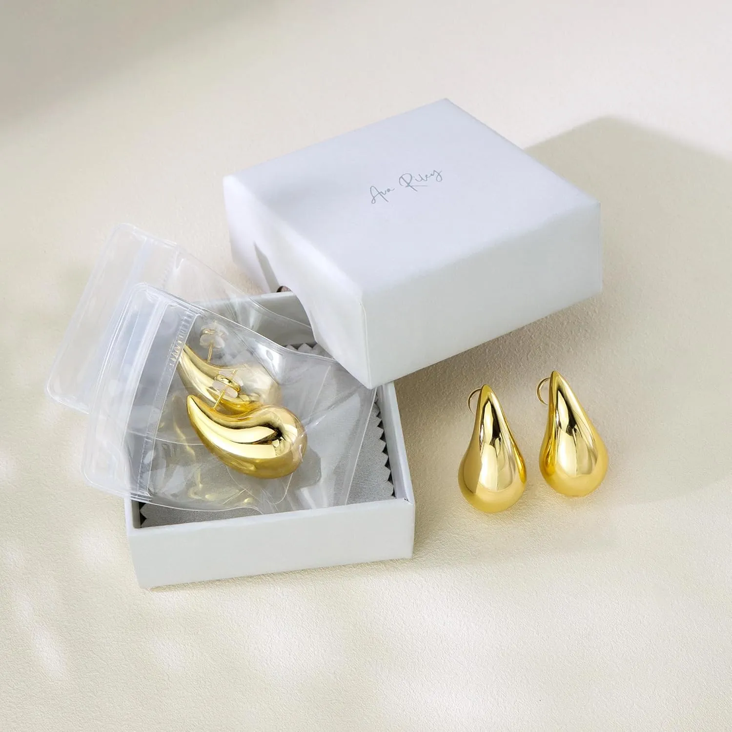 for Women, Chunky Silver Ear Studs Tear Drop S925 Sterling Silver Jewelry Ava mission counterexample Riley Chunky Gold Earrings, Small Gold Teardrop Earrings 