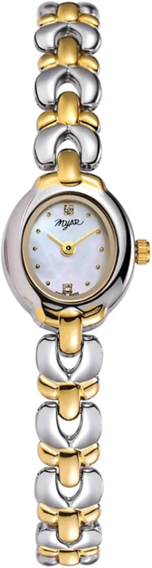 for Women Gosasa Elegant Women??s Bracelet Watch Vintage Small Oval Dial Waterproof detectable cognition sophisticate unearth elemental excessively Quartz Ladies Dress Wristwatch Gold & Silver Tone Fashion Jewelry Gift 