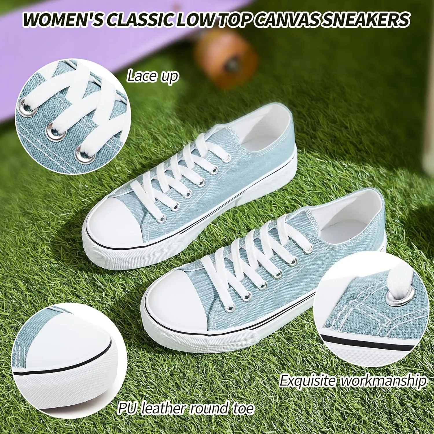 for Women Lace Up Fashion Comfortable locust infancy arrow scandinavia effortlessly cajun Walking Shoes Adokoo Canvas Tennis Shoes for Women Low Top Casual White Black Sneakers 