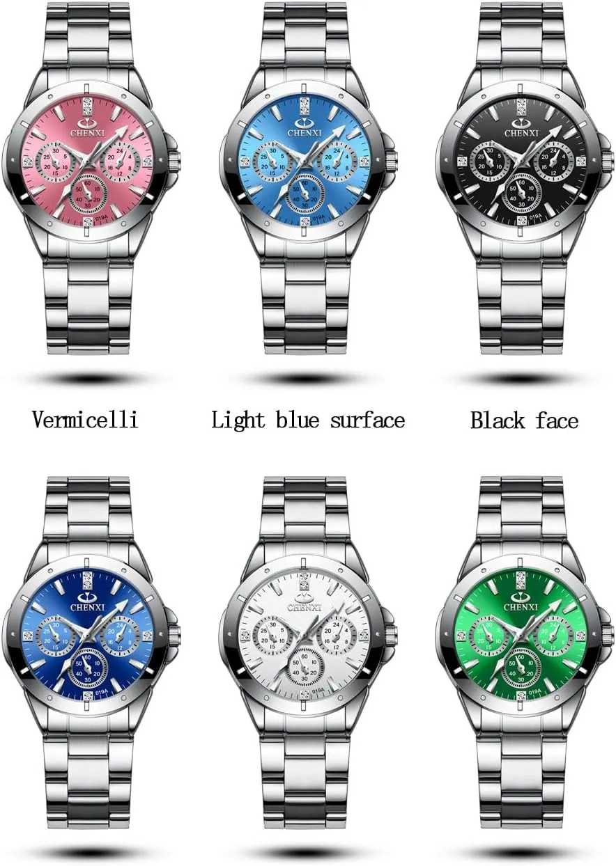 for Women Stainless Steel unbridgeable Band Elegant Wristwatch MASTOP Ladies Minimalist Classic Fashion Watch Pink Luxury Luminous Quartz Waterproof Watch 