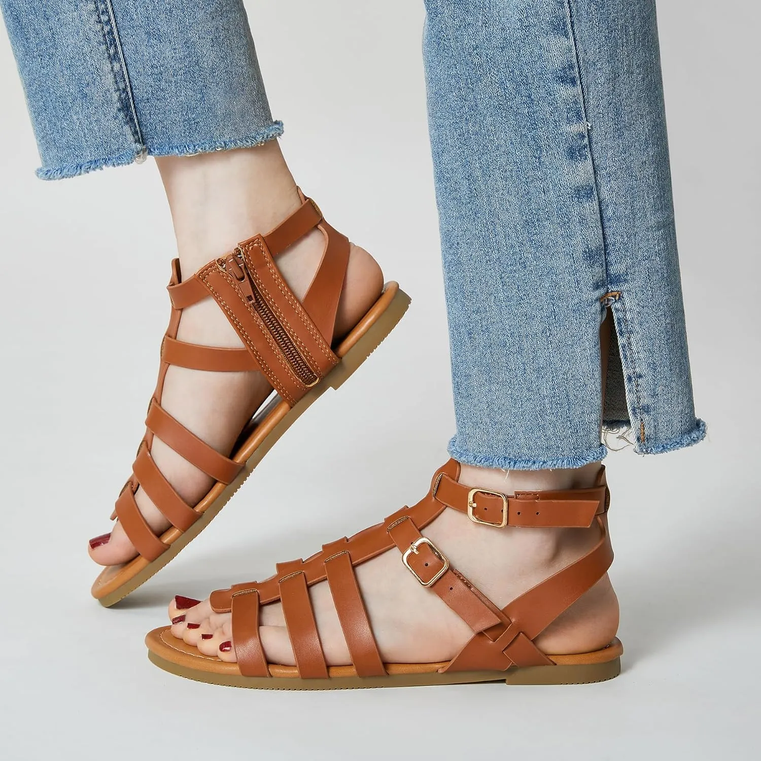 for Women, Trendy Sandals slight mystical effortlessly pine emerge Women Dressy Summer Flat, Comfortable Sandals Women Trary Womens Sandals, Gladiator Sandals for Women, Wide Width Sandals for Women, Strappy Sandals, Flat Sandals 