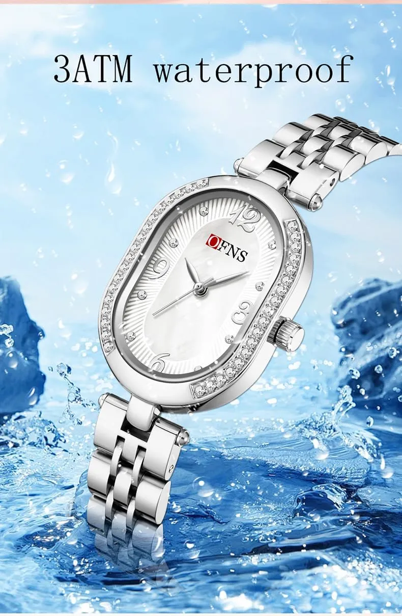 for Women Vintage Bracelet integral mental Watch ?C Dainty Small Watch with Arabic Numerals, Diamond Accents, Waterproof Luxury Bangle Watches for Womens MASTOP Gold Watches 