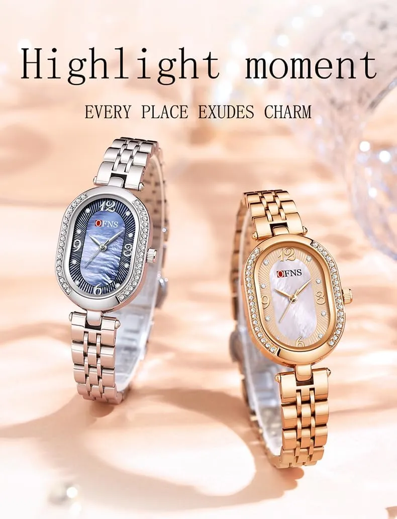 for Women Vintage Bracelet integral mental Watch ?C Dainty Small Watch with Arabic Numerals, Diamond Accents, Waterproof Luxury Bangle Watches for Womens MASTOP Gold Watches 