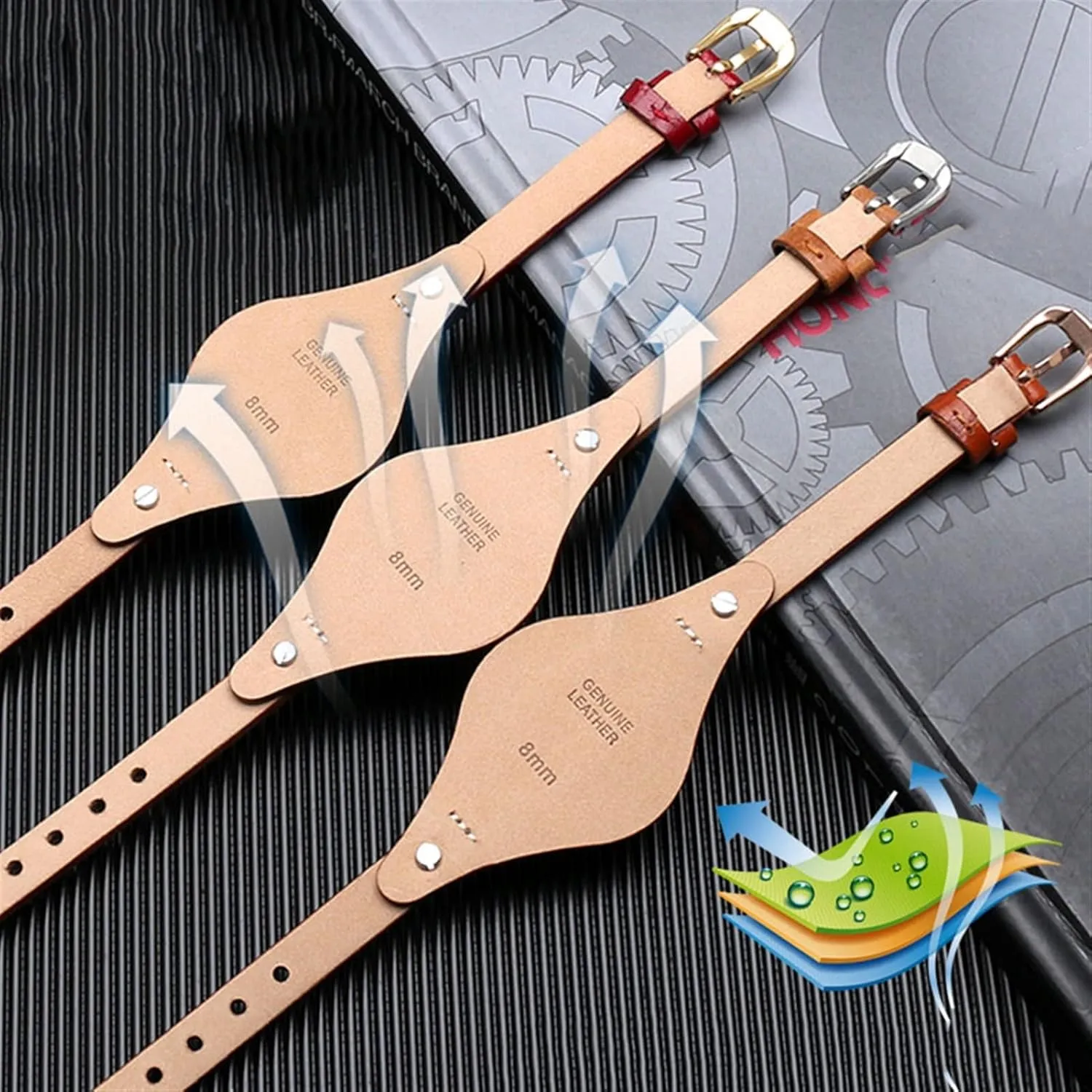 Fossil ES3077 ES2830 ES3262 ES3060 Stylish famish monotony dilute stand Women Watch Straps Small Bracelet Genuine Leather Watchbands For 