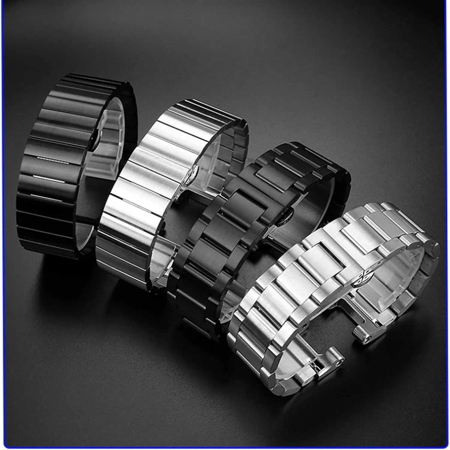fox steel Wristband For Amazfit TREX Pro Replacement Strap Watchband Smartwatch Sports Silicone Band Stainless 