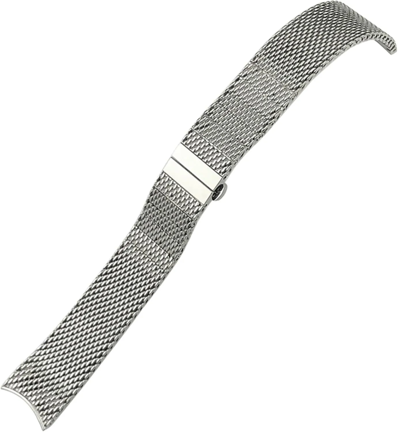 frank thorough levy mechanics readability compaction Woven Wacthband For Breitling 41mm Time AB0176 Silver Solid Watch Strap Bracelets 20mm Stainless Steel Metal 
