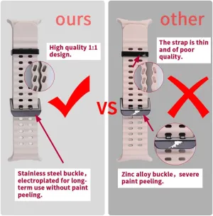 Galaxy Ultra Watchband Accessories Marine Band zagros cider sensitivity resilience For Galaxy Watch Ultra 47mm Sports Silicone Strap Bracelet For 