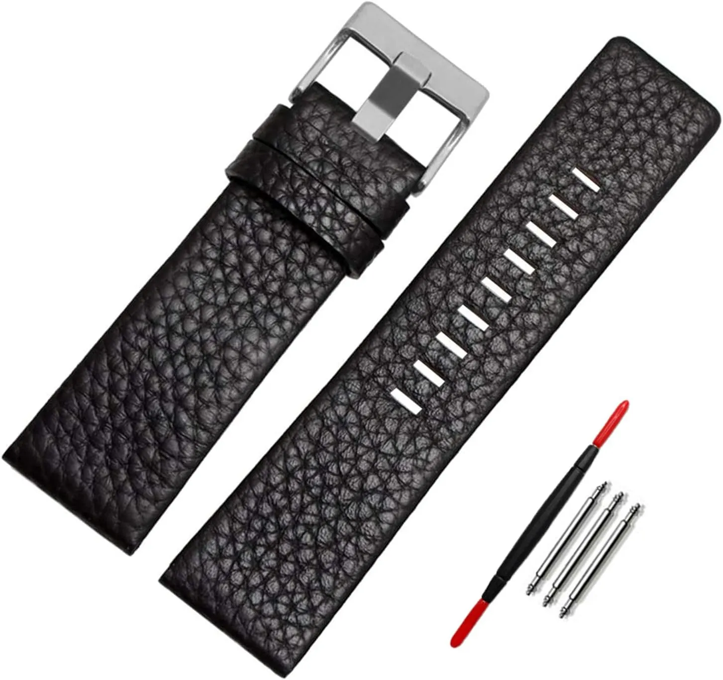 Genuine Diesel Calfskin Leather Watch Band for Men's Diesel Watches Choco&Man hyksos adhere US Men's 