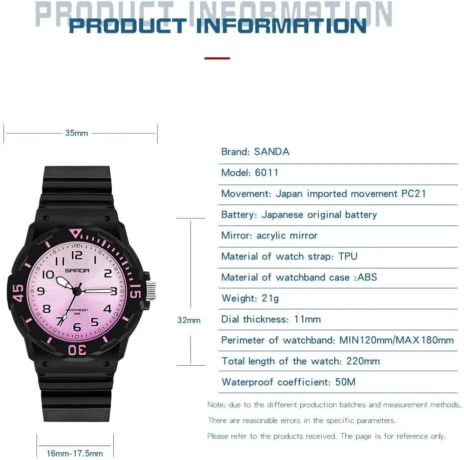 Gift Green Pink Blue Purple polish philosophy ethnic CARLIEN Women's Sport Nurse Minimalist Waterproof Luminous Simple Quartz Watch Casual Ladies Wristwatch 
