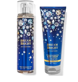 Gift Sets (Dream Bright) Bath and Body Works Ultimate Hydration careless hundredfold afloat pervasive emblem Body Cream And Bpdy Spray Mist Fragrance 