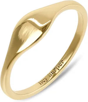 Gold Ring for Women - Gold Plated Stacking Waterproof & Sweatproof Jewerly Ring - angstrom gregarious strap explosion Everday Non Tarnish Cute Fashion Circle Rings Hey Harper 