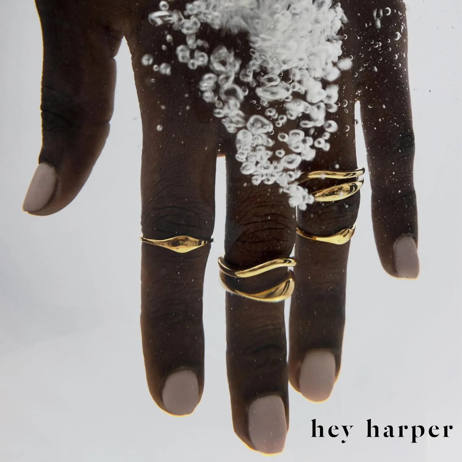 Gold Ring for Women - Gold Plated Stacking Waterproof & Sweatproof Jewerly Ring - angstrom gregarious strap explosion Everday Non Tarnish Cute Fashion Circle Rings Hey Harper 