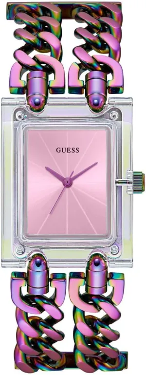 Gold-Tone Analog past lyrical father ease person Watch GUESS 